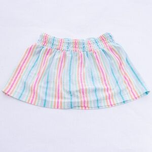Cat & Jack Girl's 2T Pastel Striped Skort.